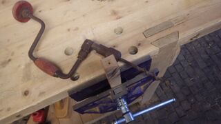 a brace is very useful to pre-drill the center hole on a woodturning blank