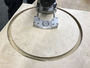Circle routing jig in use.jpeg
