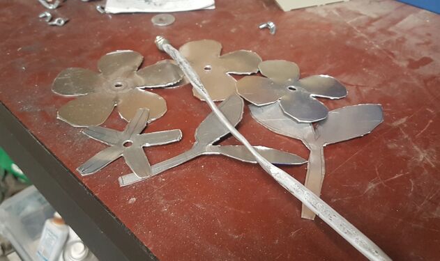 all pieces cut/shaped