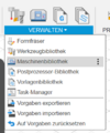 Step 1: Open Machine Library (german Screenshot)