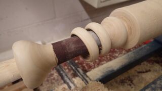 sanding the rings' insides is possible by taping some sandpaper to the spinning middle section and holding the rings